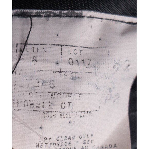 Savile Row 2-Pcs Suit Solid Black Blazer Jacket Pants 42R Short Pants 40X26 - Picture 10 of 16